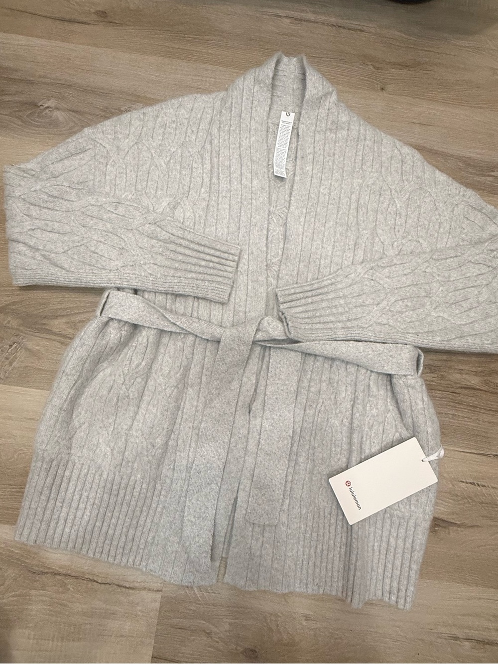 Lululemon | Alpaca-Blend Tie-Front Long Cardigan
